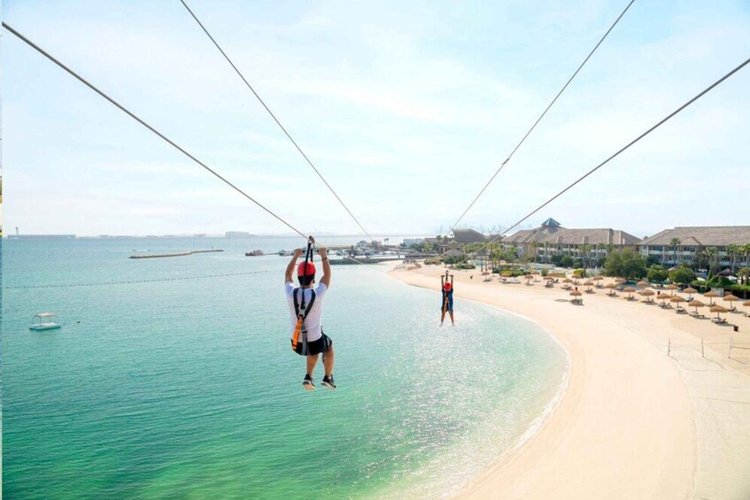 Qatar: Guided Zipline Adventure with Refreshments over Qatar 1