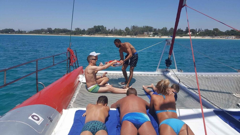 Picture 11 for Activity Hammamet: Catamaran cruise tour, swimming, and snack 5