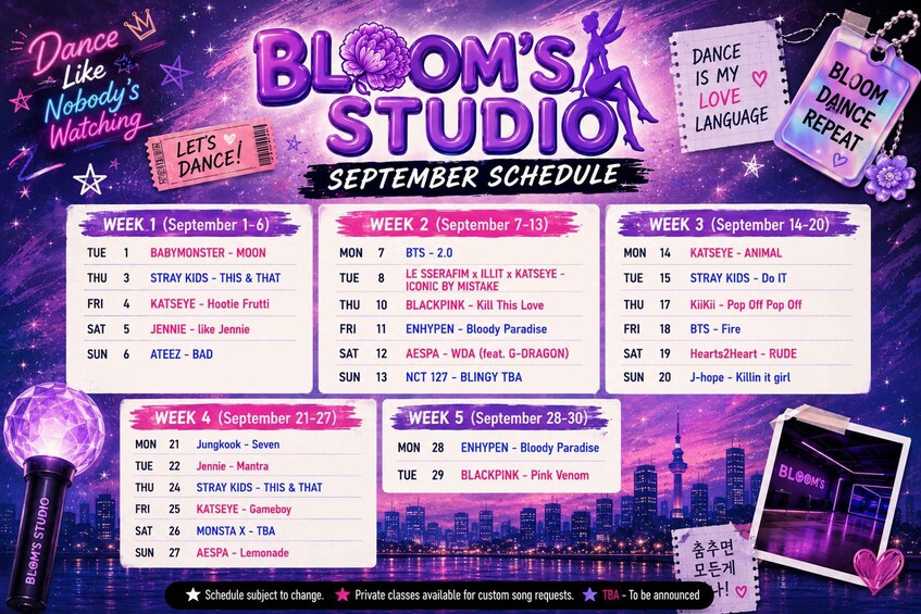 Picture 2 for Activity Seoul: K-Pop Dance Class near Lotte World/Tower + Video Incl 2