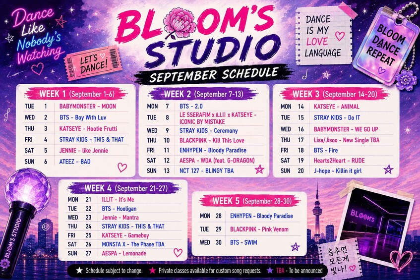 Picture 2 for Activity Seoul: K-Pop Dance Class near Lotte World/Tower + Video Incl 2