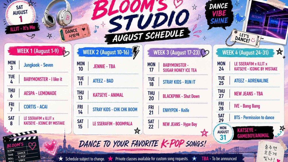 Picture 2 for Activity Seoul: K-Pop Dance Class with Video Shooting and Editing 2