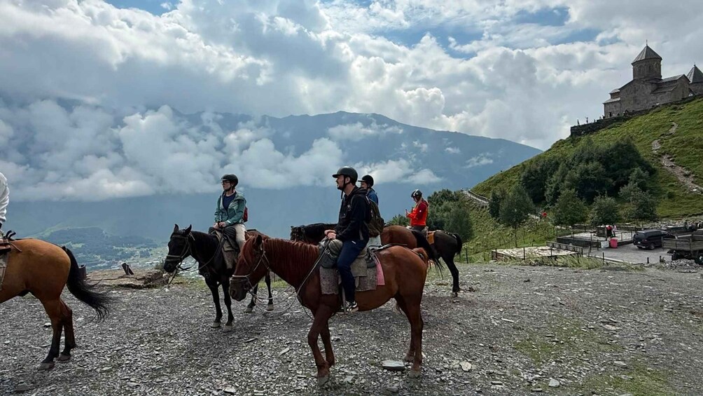 Picture 3 for Activity Kazbegi: Horseback Ride to Gergeti Church (Iconic Views) 5