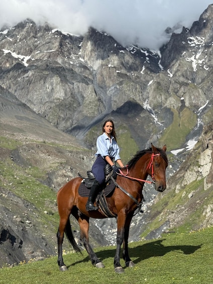 Picture 5 for Activity Private Mountain Horse Trek with Local Horseman in Kazbegi 2