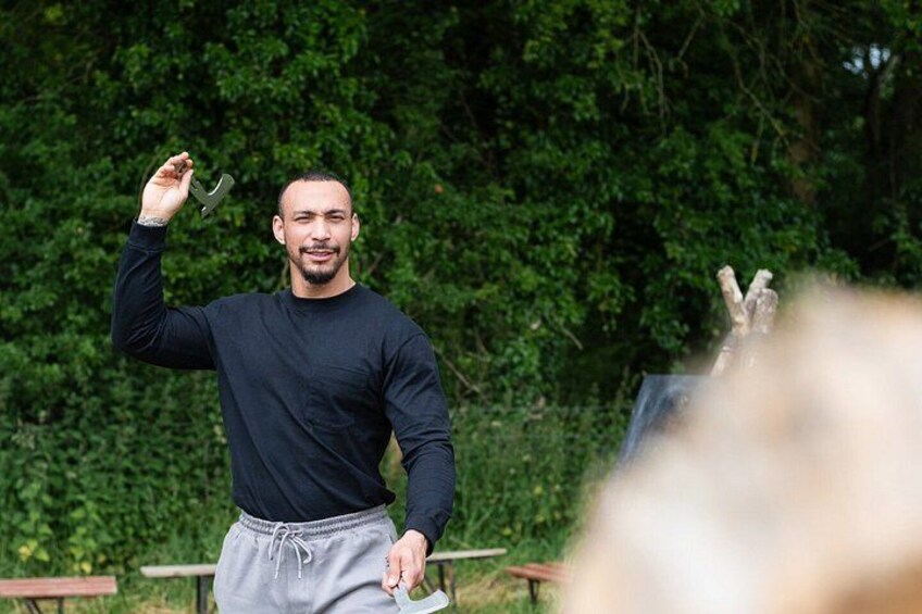 Rural Axe Throwing Experience at Asthall Manor 1