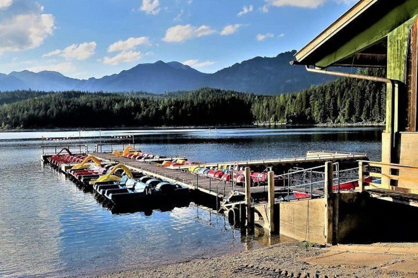 Boat rental at lake Eibsee 4