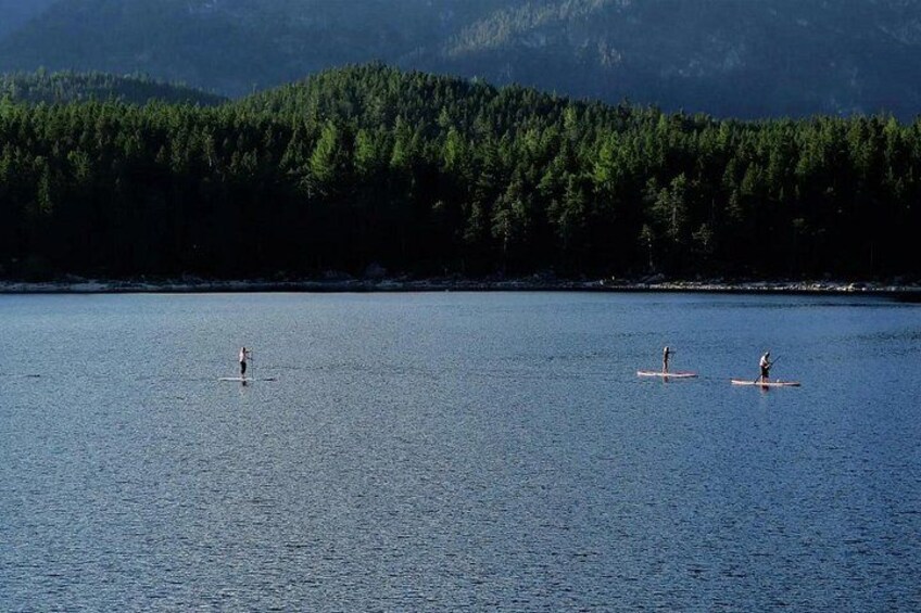 Standup Paddlers on the lake 5