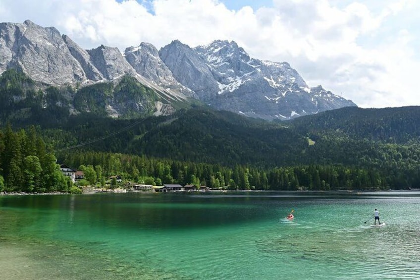 Boat & Stand-up Paddling on the lake 1