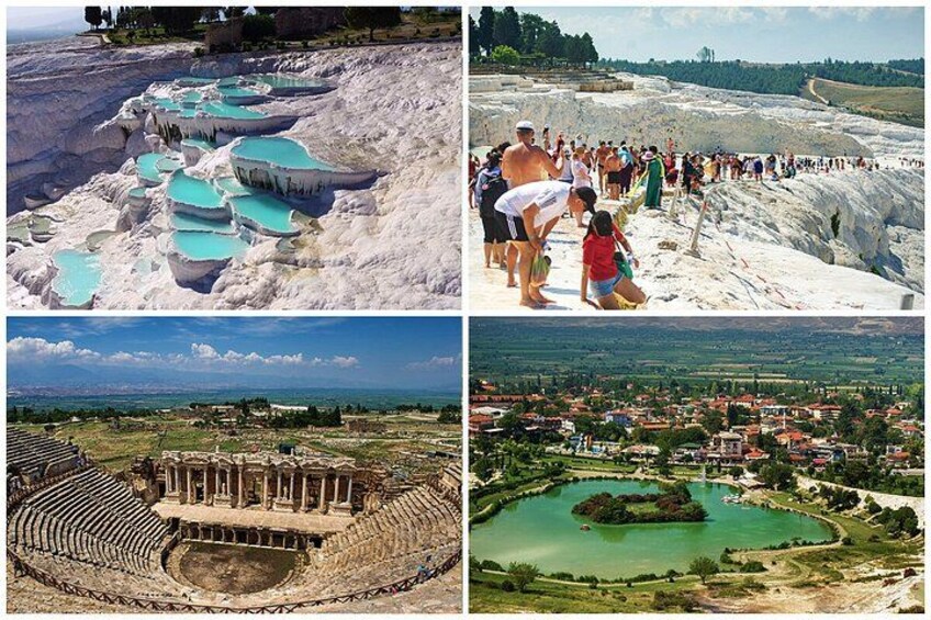 From Antalya/Kemer: Pamukkale and Hierapolis Tour with Lunch 1
