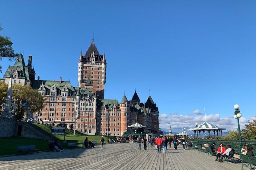 Montmorency Waterfall and Quebec City Tour from Montreal with Bus 1