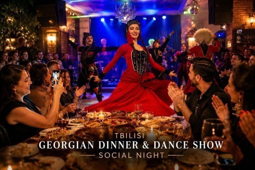 Tbilisi: Georgian Dinner & Dance Show – Social Night 1