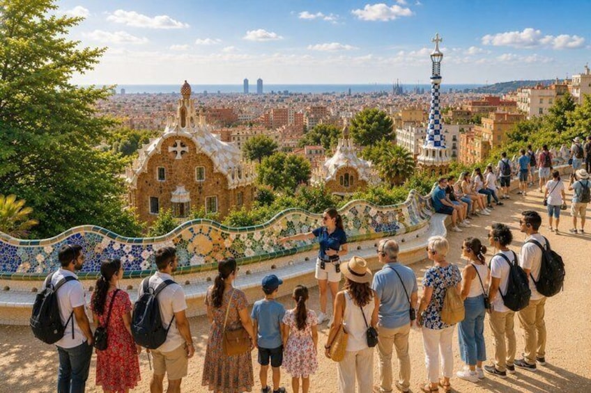 Park Guell Skip-the-Line Guided Tour in Barcelona 2