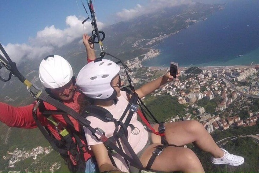 Budva: First-Time Tandem Paragliding Experience with Instructor 2