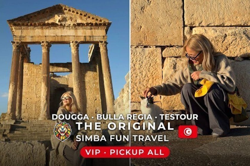 Fun VIP: Dougga UNESCO, Bulla Regia & Testour (Pickup All) 1