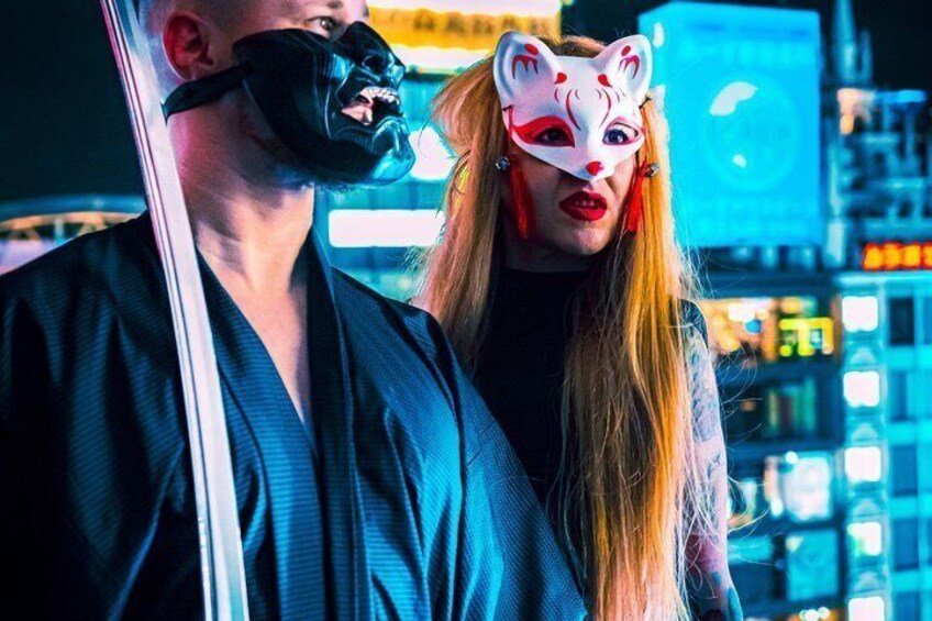 Tokyo Neon Night Photoshoot 5