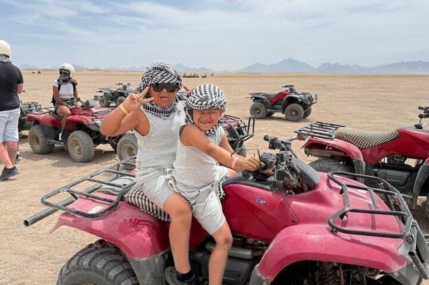 Hurghada Super Safari Trip: Quad, Buggy, Jeep, Camel, BBQ & Show 4