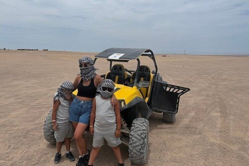Hurghada Super Safari Trip: Quad, Buggy, Jeep, Camel, BBQ & Show 3