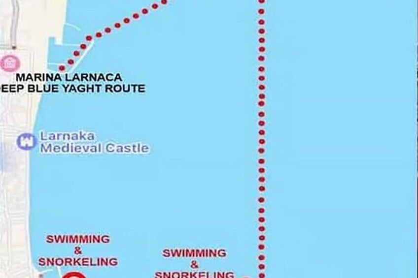 Larnaca Private Cruise on the Deep Blue Yacht 3