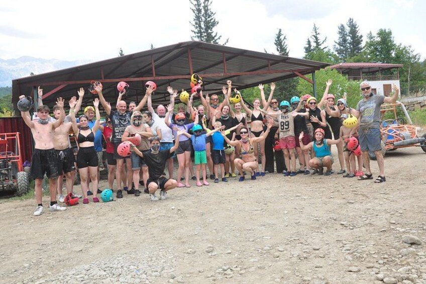 Group photo at the base 2