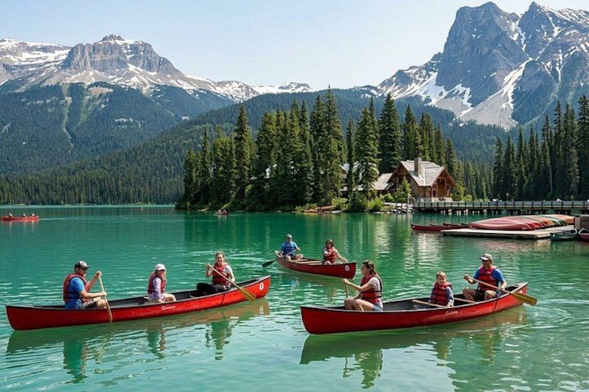 Classic Banff Lake Louise Johnston Canyon and Emerald Lake Tour 1