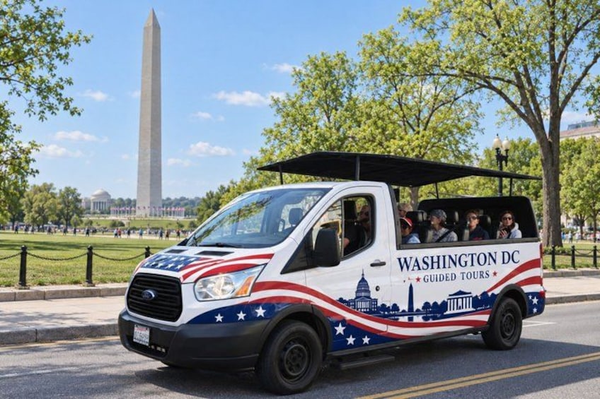 Washington DC Monuments Extended Guided Open-Air Cruiser Tour 1