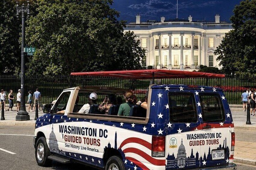 Washington DC Monuments Extended Guided Open-Air Cruiser Tour 4