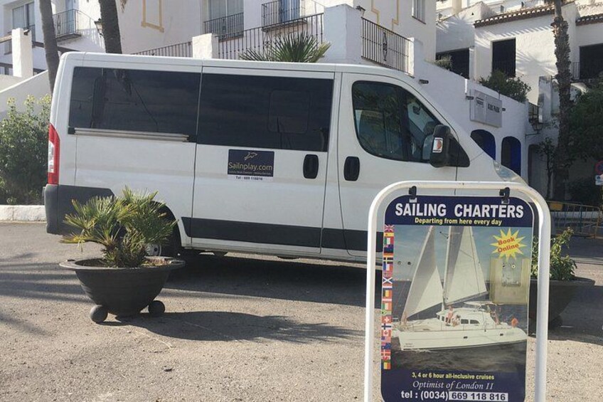 Minibus transfers available from your hotel/villa 4