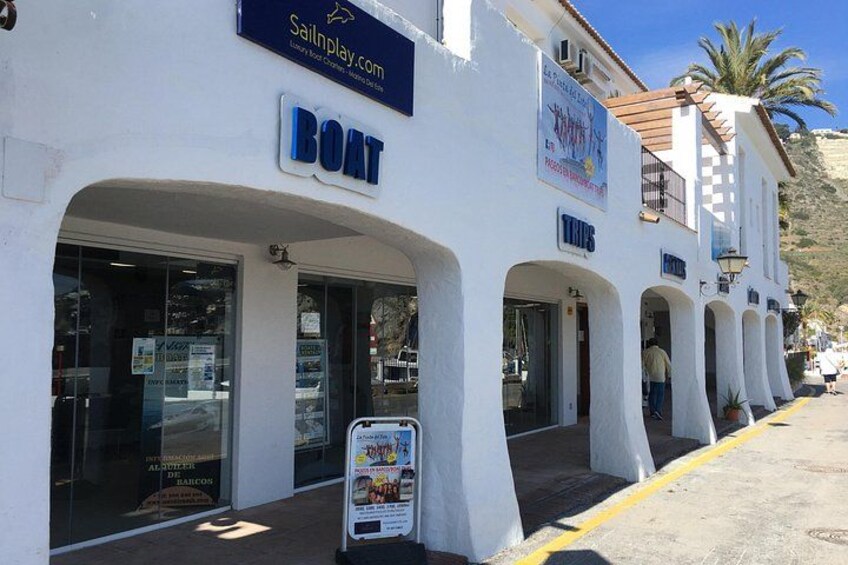 Our office and reception area, at the entrance to the marina 5