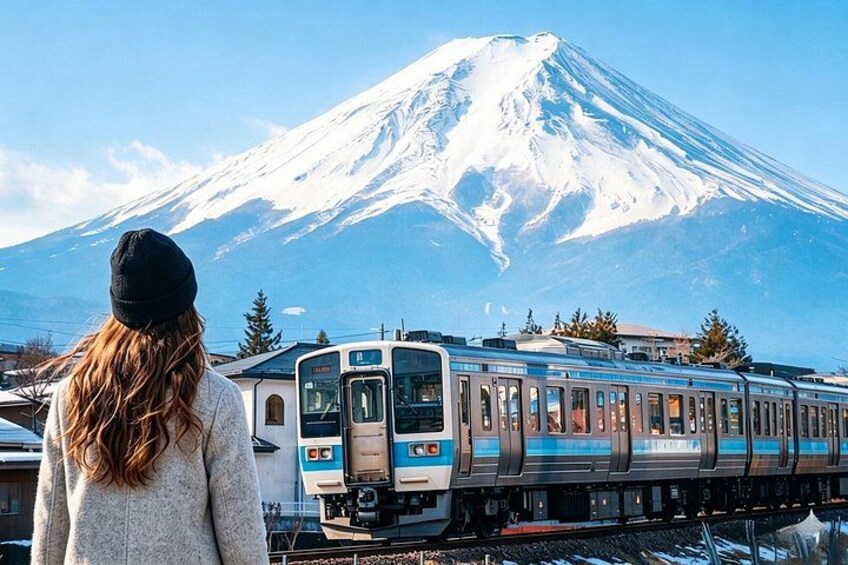 Mount Fuji Instagrammable Spots & Train Experience Day Tour 5
