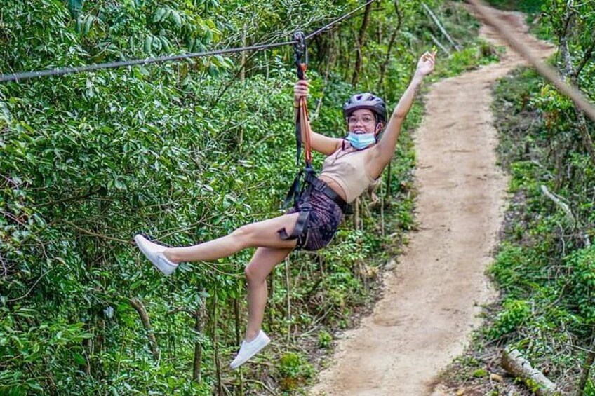 Cancún Jungle Combo: ATV+Ziplines+ Cenote swim+ FREE Horse Ride 2