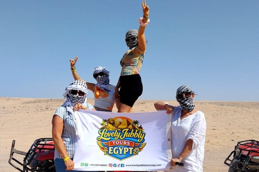 Hurghada ATV Quad Bike Desert Safari Camel Ride and Transfer 4