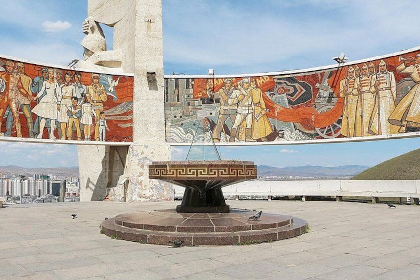 Zaisan Memorial (USSR, Soviet style memorial) 2