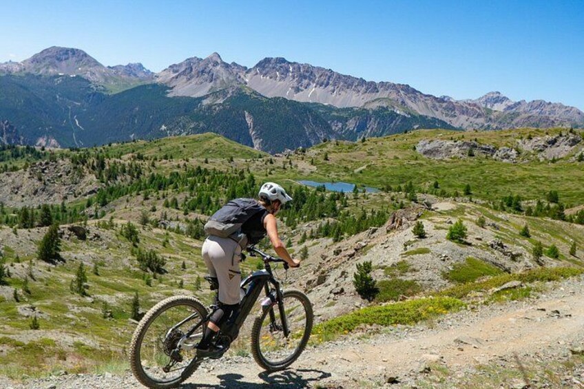 Alta Val di Susa Lakes and Peaks MTB Tour between Italy and France 5