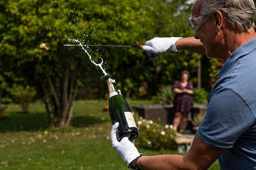 Learn the art of Champagne sabrage and experience one of the region’s most iconic traditions. 1
