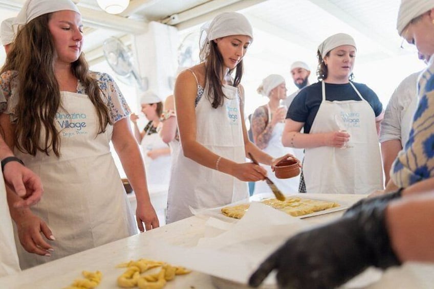 Maria's Open Cooking Class lessons in Delux hotel of Paros 3
