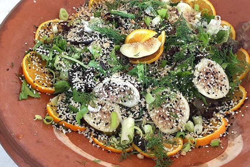 Maria's Open Cooking Class lessons in Delux hotel of Paros 2