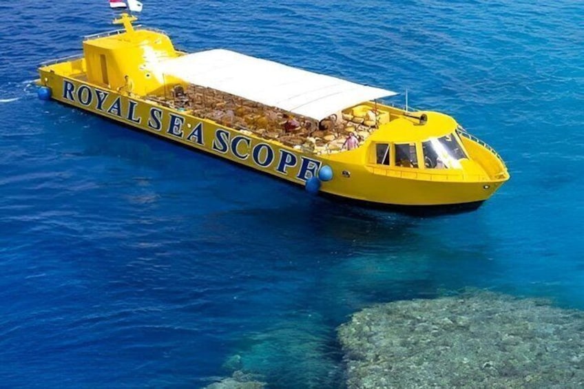 Un barco amarillo de Royal Sea Scout sobre el agua. 5