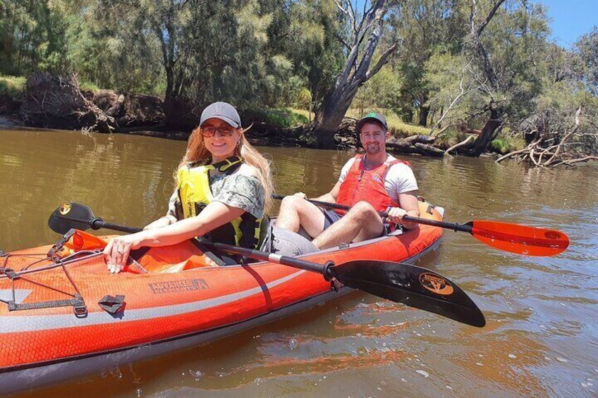 Enjoy a relaxing morning kayak followed by a small wine tasting at Mandoon Estate