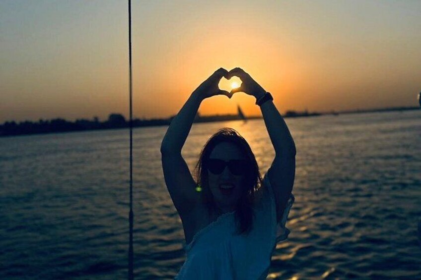 Private Romantic Nile Felucca Sunset Dinner in Cairo 5