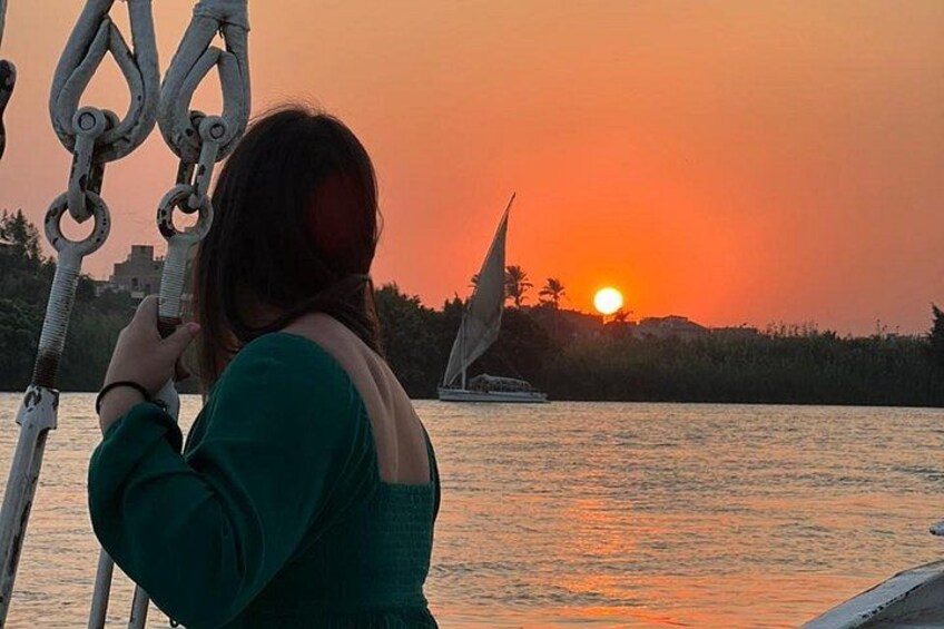 Private Romantic Nile Felucca Sunset Dinner in Cairo 1