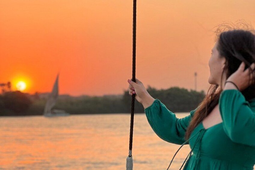 Private Romantic Nile Felucca Sunset Dinner in Cairo 5