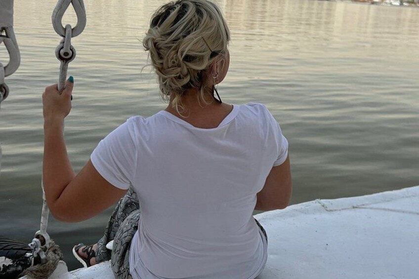 Private Romantic Nile Felucca Sunset Dinner in Cairo 4
