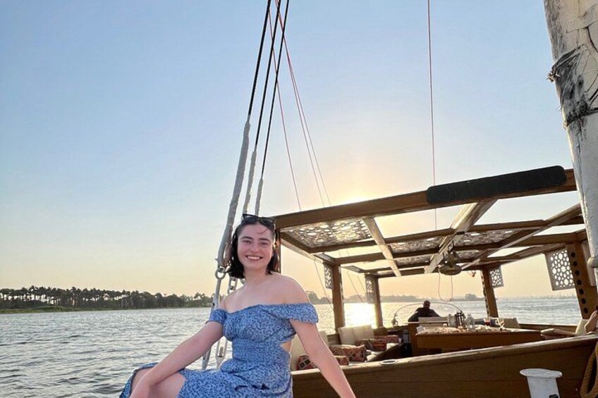Private Romantic Nile Felucca Sunset Dinner in Cairo 4