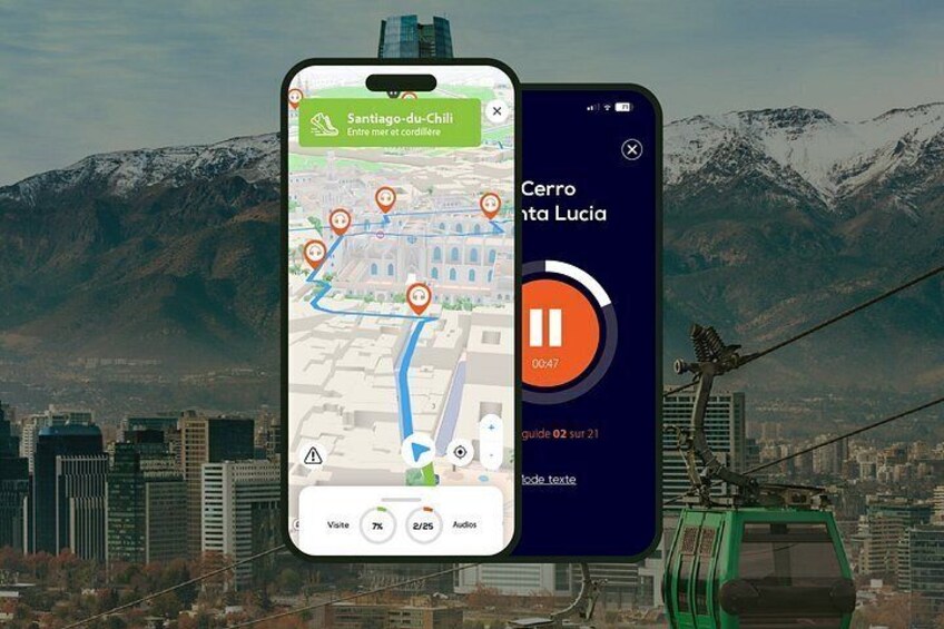 Santiago-du-Chile Audio Guided Walking Tour 3h15 and 26 Audios 1