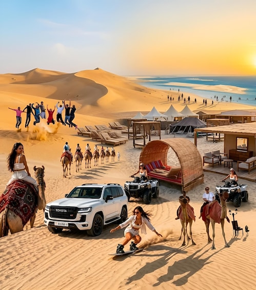Qatar: Overnight Desert Tour with Dune Bashing to Inland Sea 1