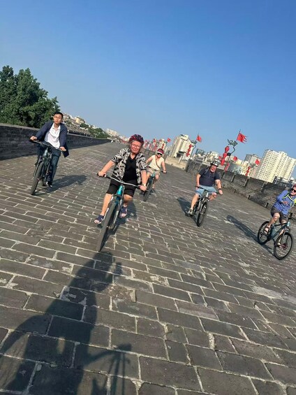 Picture 5 for Activity Xi'an: Small Group City Wall Bike Tour with Guide in Sunset 2
