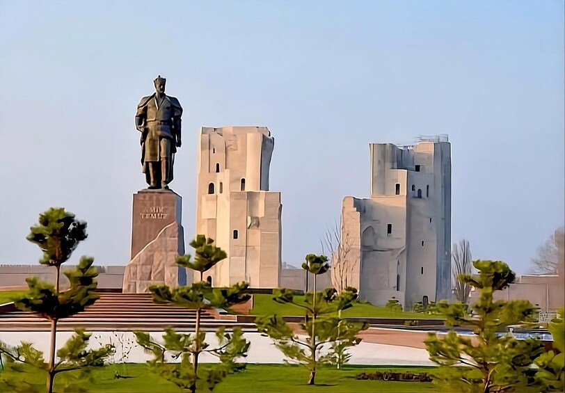 Samarkand: Shahrisabz mountains with Qoratepa (Apachi) lake 1