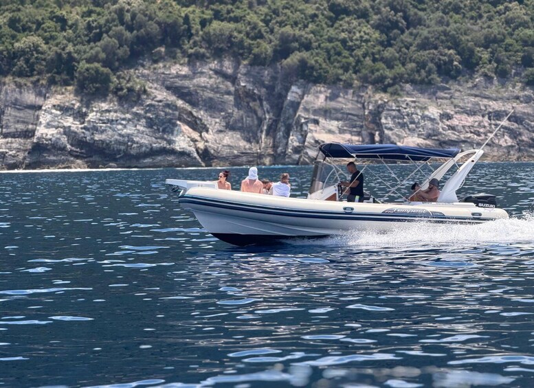 Picture 10 for Activity Saranda: Krorëza Speedboat Tour with Snorkeling & Stops 3