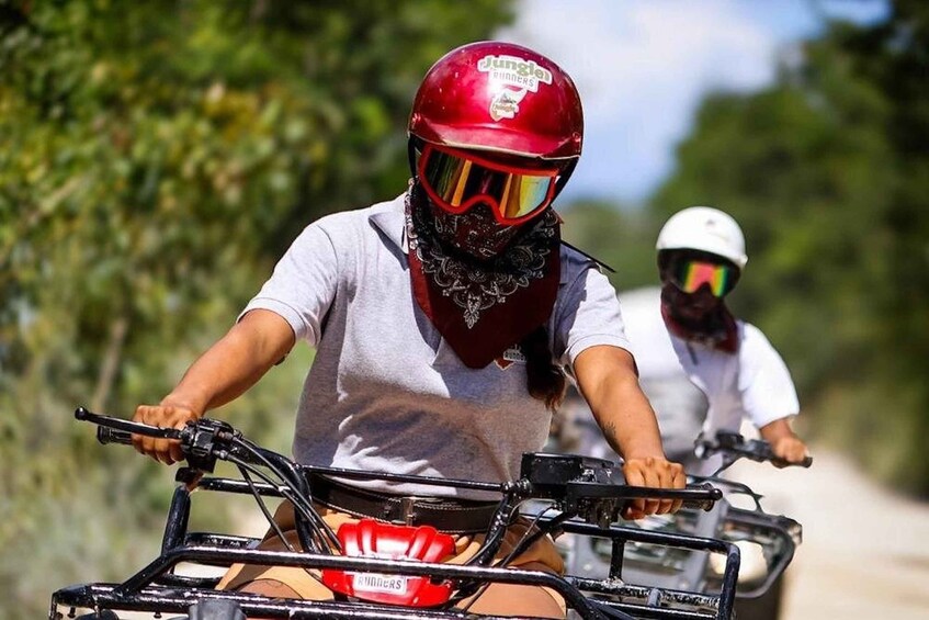 Cozumel: ATV Jungle Tour with Jade Cavern Cenote 1