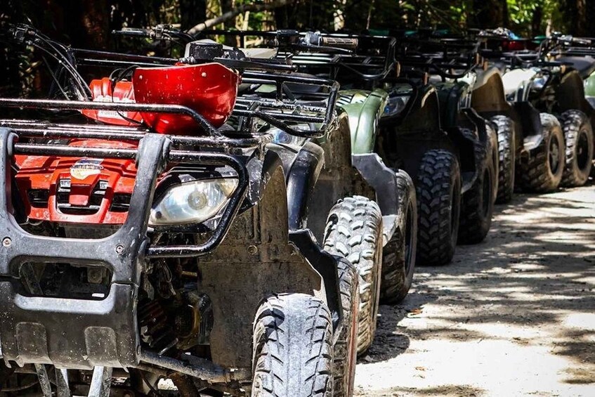 Picture 2 for Activity Cozumel: ATV Jungle Tour with Jade Cavern Cenote 4