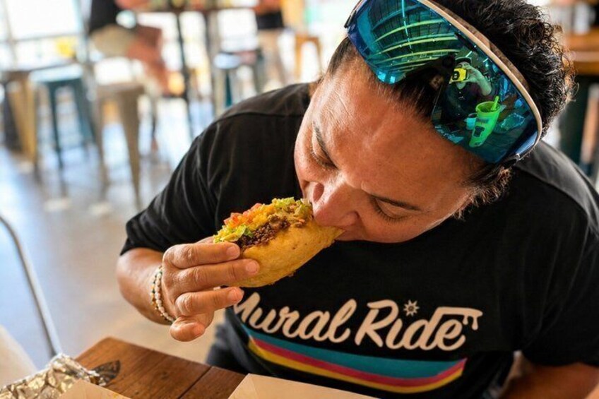 San Antonio Foodie Tour with Puffy Tacos and Murals by E Bike 2